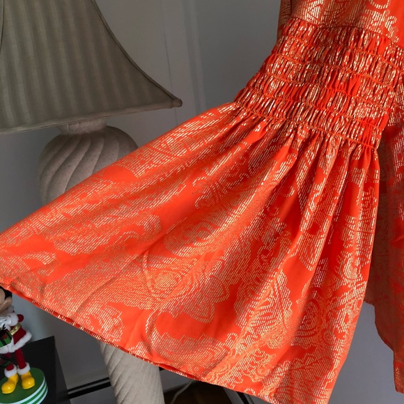 🚨Michael Korrs🚨Orange Bell Sleeves Blouse - Picture 4 of 5